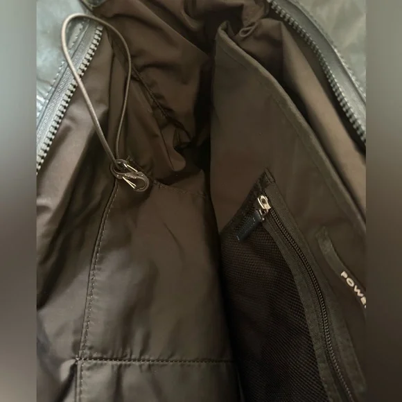 NWT Athleta All About Shine Puff Tote Bag Teal Cypress - Picture 10 of 13